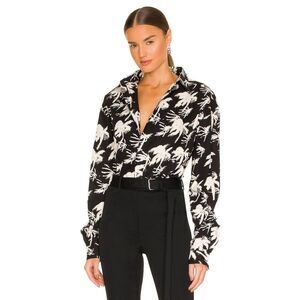 NWT RtA Sierra Shirt in Palm Tree Sz XXS